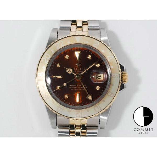 ロレックス GMTマスター Ref.1675/3 SS/YG ブラウン文字盤 ジュビリーブレスレット