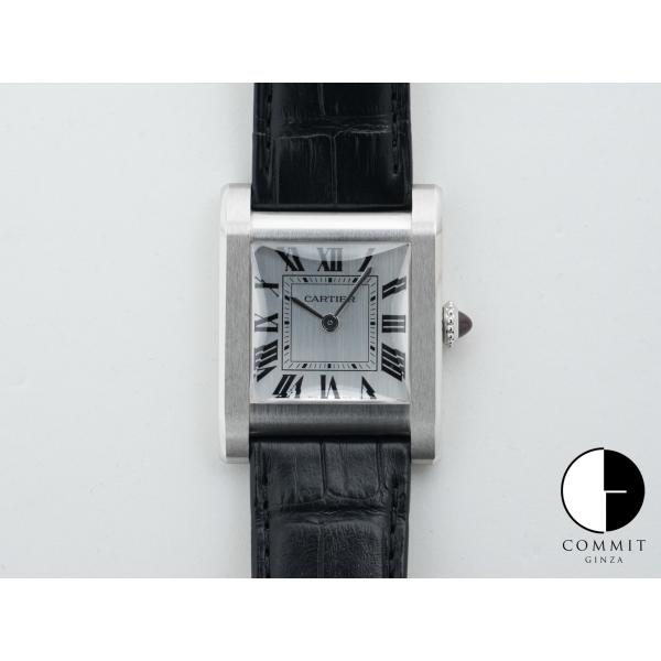 カルティエ タンク ノルマル Ref.WGTA0109 プラチナ シルバー文字盤