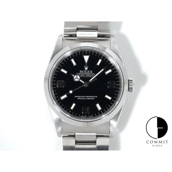 ロレックス エクスプローラーI Ref.14270 ステンレススチール ブラック文字盤 オイスターブ...