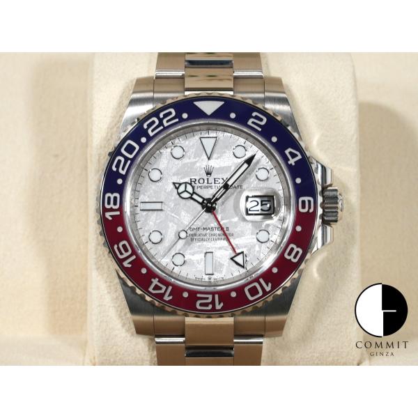 ロレックス GMTマスターII Ref.126719BLRO ホワイトゴールド メテオライト文字盤 ...