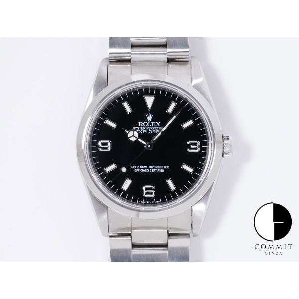 ロレックス エクスプローラーI Ref.14270 SS ブラック文字盤