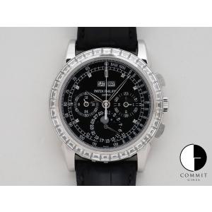 パテックフィリップ パーペチュアルカレンダー クロノグラフ Ref.5971P-001 PT ブラック文字盤｜commitginza