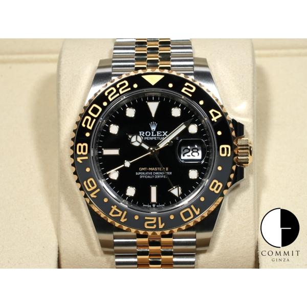 ロレックス GMTマスターII Ref.126713GRNR ステンレススチール/イエローゴールド ...
