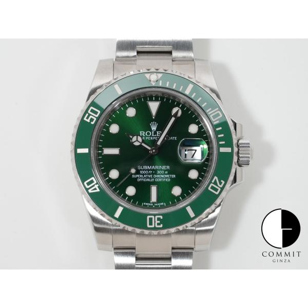 ロレックス サブマリーナー デイト Ref.116610LV SS グリーン文字盤