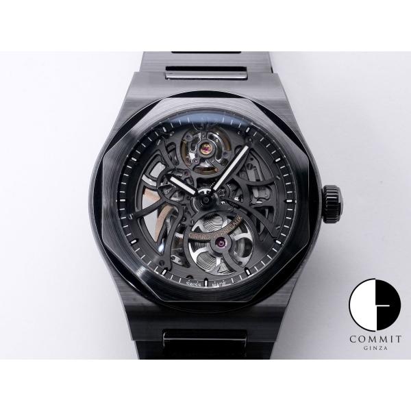 ジラールペルゴ ロレアート スケルトン セラミック Ref.81015-32-001-32A BLA...