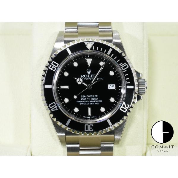 ロレックス シードゥエラー Ref.16600 ステンレススチール ブラック文字盤