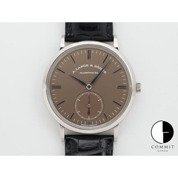 A.ランゲ＆ゾーネ サクソニア オートマティック Ref.380.044 ホワイトゴールド ブラウン...