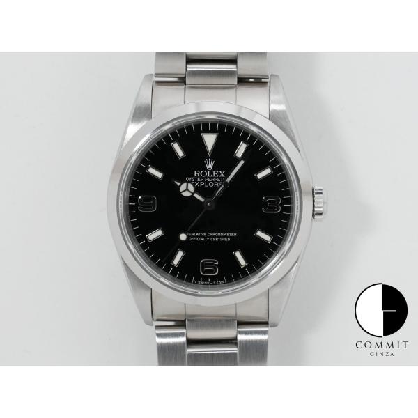 ロレックス エクスプローラーI Ref.14270 ステンレススチール ブラック文字盤 オイスターブ...