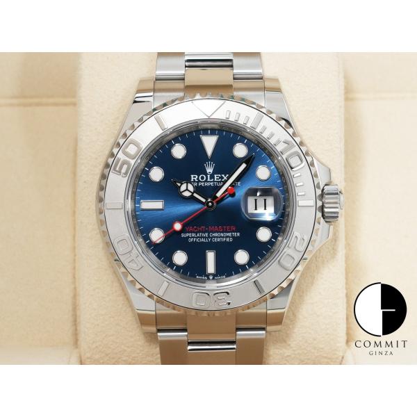 ロレックス ヨットマスター40 Ref.126622 ステンレススチール/プラチナ ブライトブルー文...