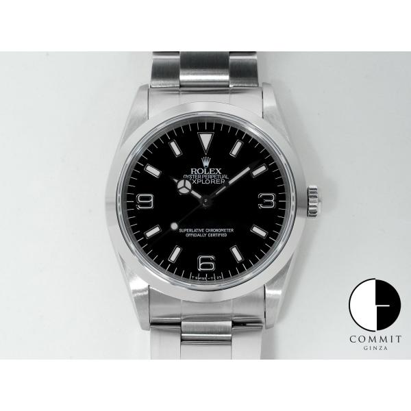 ロレックス エクスプローラーI Ref.14270 ステンレススチール ブラック文字盤 オイスターブ...