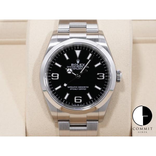 ロレックス エクスプローラー36 Ref.124270 ステンレススチール ブラック文字盤