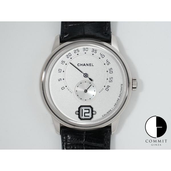 シャネル ムッシュー ドゥ シャネル Ref.H6672 ホワイトゴールド オパール アイボリー文字...