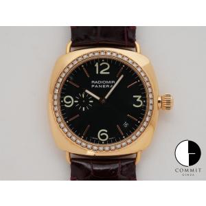 パネライ ラジオミール Ref.PAM00138 18KREG ブラック文字盤｜commitginza