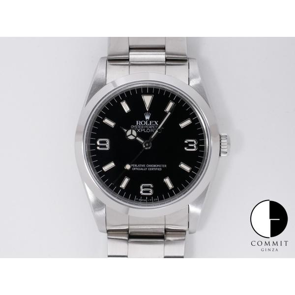 ロレックス エクスプローラーI Ref.14270 SS ブラック文字盤