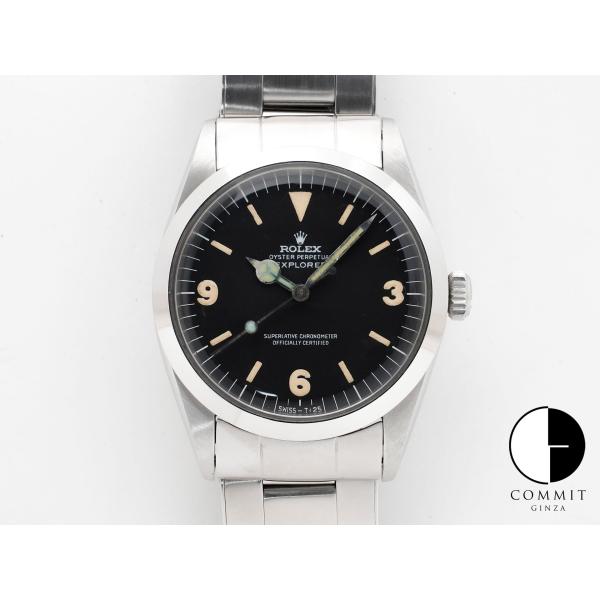 ロレックス エクスプローラーI Ref.1016 ステンレススチール ブラック文字盤
