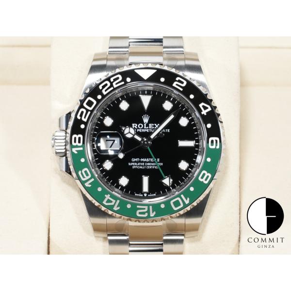ロレックス GMTマスターII Ref.126720VTNR SS ブラック文字盤 オイスターブレス...
