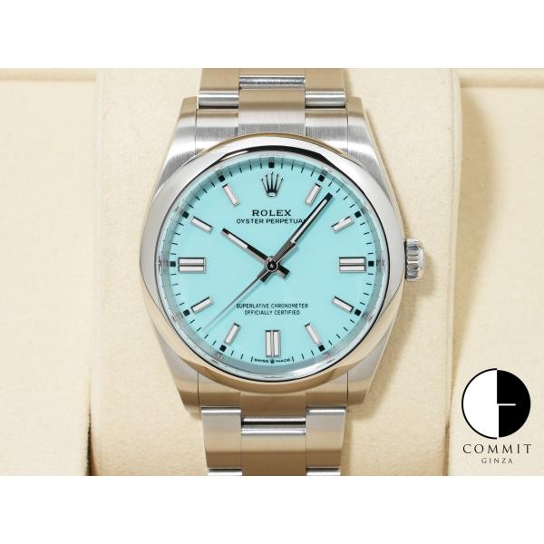ロレックス オイスターパーペチュアル36 Ref.126000 ステンレススチール ターコイズ文字盤