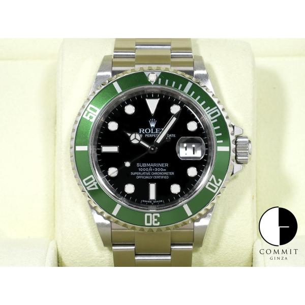 ロレックス サブマリーナー デイト Ref.16610LV SS ブラック文字盤