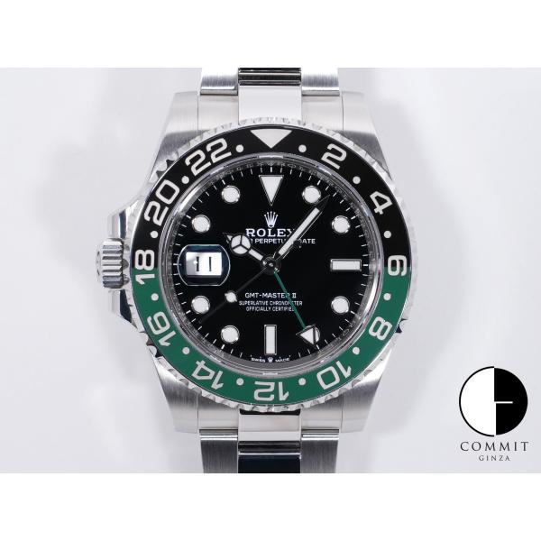 ロレックス GMTマスターII Ref.126720VTNR SS ブラック文字盤 オイスターブレス...
