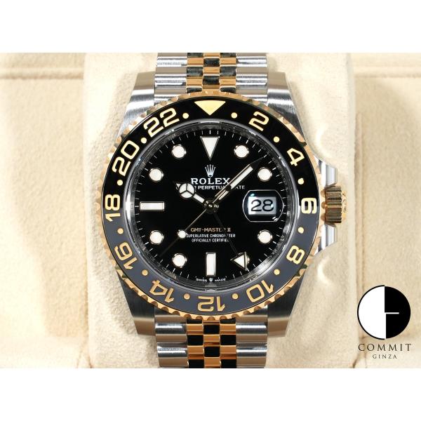 ロレックス GMTマスターII Ref.126713GRNR ステンレススチール/イエローゴールド ...