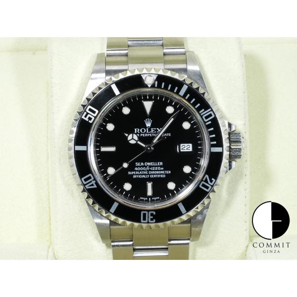 ロレックス シードゥエラー Ref.16600 ステンレススチール ブラック文字盤