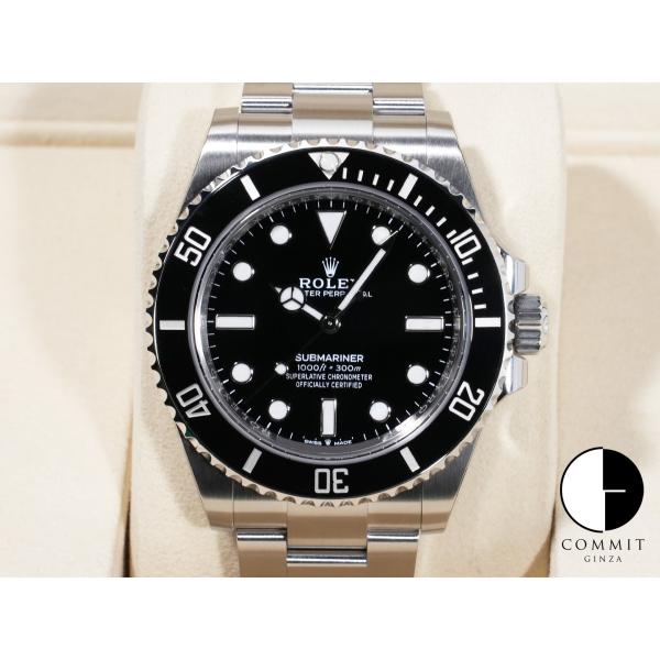 ロレックス サブマリーナー ノンデイト Ref.124060 ステンレススチール ブラック文字盤