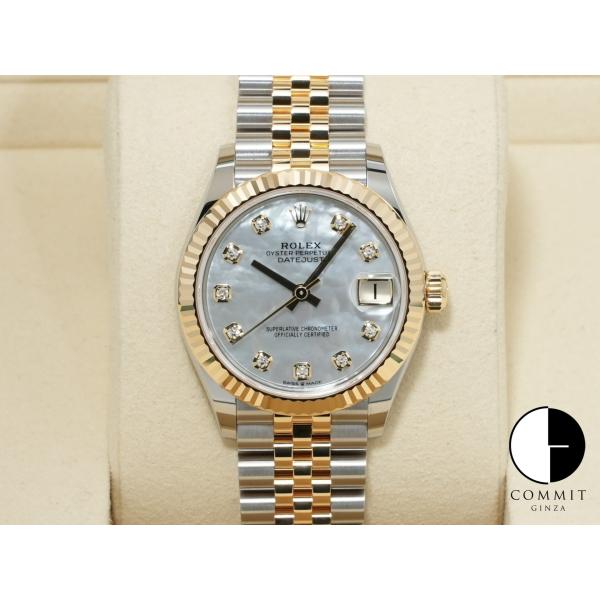 ロレックス デイトジャスト Ref.278273 ステンレススチール/イエローゴールド ホワイトシェ...