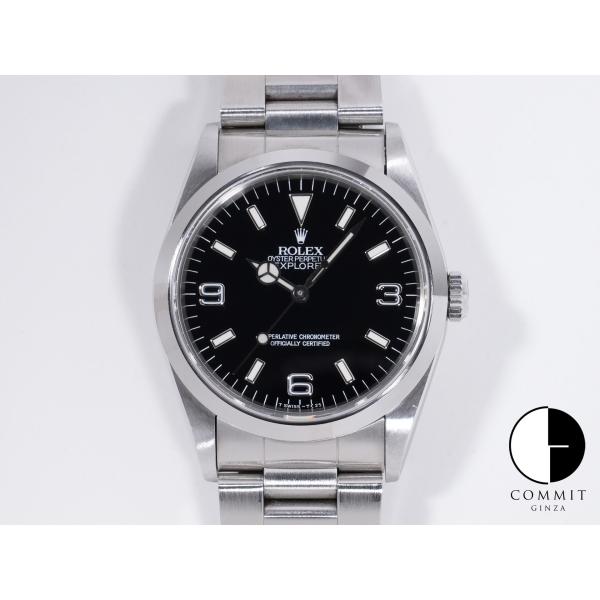 ロレックス エクスプローラーI Ref.14270 ステンレススチール ブラック文字盤