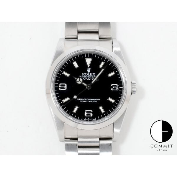ロレックス エクスプローラーI Ref.14270 SS ブラック文字盤