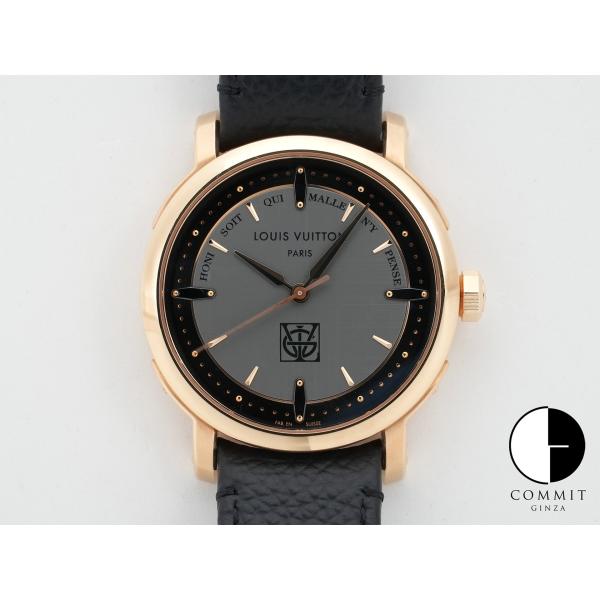 ルイヴィトン エスカル Ref.W3PG31 ピンクゴールド グレー文字盤