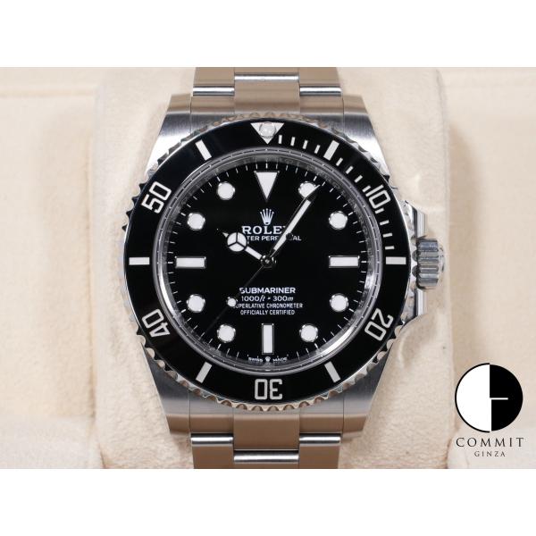 ロレックス サブマリーナー ノンデイト Ref.124060 ステンレススチール ブラック文字盤