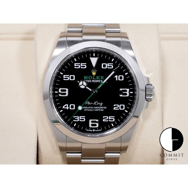 ロレックス エアキング Ref.126900 SS ブラック文字盤