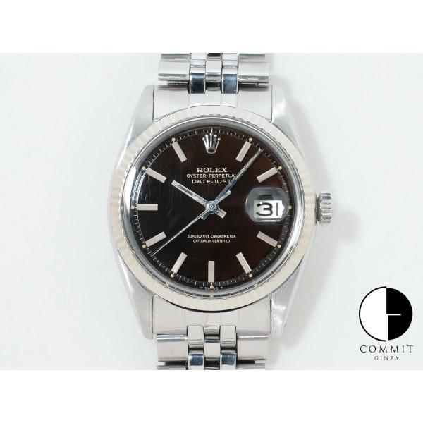 ロレックス デイトジャスト Ref.1601 SS/WG ブラウンミラー文字盤