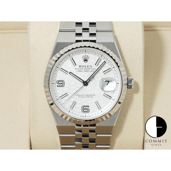 ロレックス ランドドゥエラー Ref.127234 ステンレススチール/ホワイトゴールド ホワイト文...