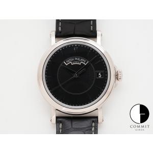 パテックフィリップ カラトラバ オフィサー Ref.5153G-001 18KWG ブラック文字盤｜commitginza