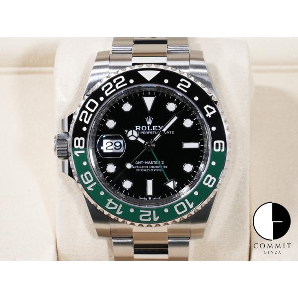 ロレックス GMTマスターII Ref.126720VTNR SS ブラック文字盤 オイスターブレス...