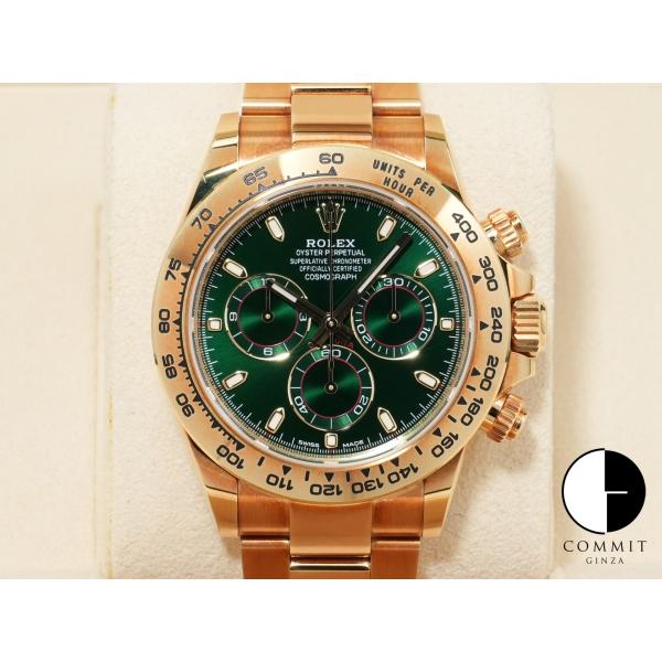 ロレックス デイトナ Ref.116508 イエローゴールド グリーン文字盤