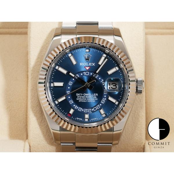 ロレックス スカイドゥエラー Ref.326934 SS/WG ブルー文字盤 オイスターブレスレット