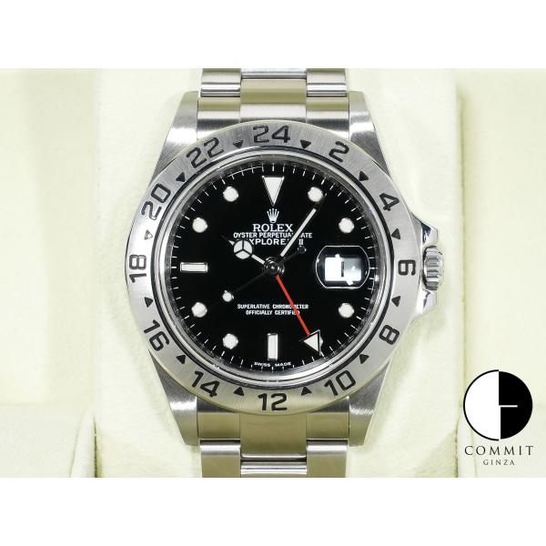 ロレックス エクスプローラーII Ref.16570 ブラック文字盤