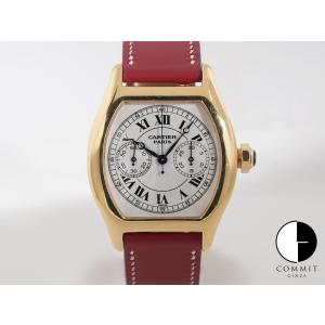 カルティエ トーチュ ワンプッシュクロノグラフ Ref.2356 18KYG ホワイト文字盤｜commitginza