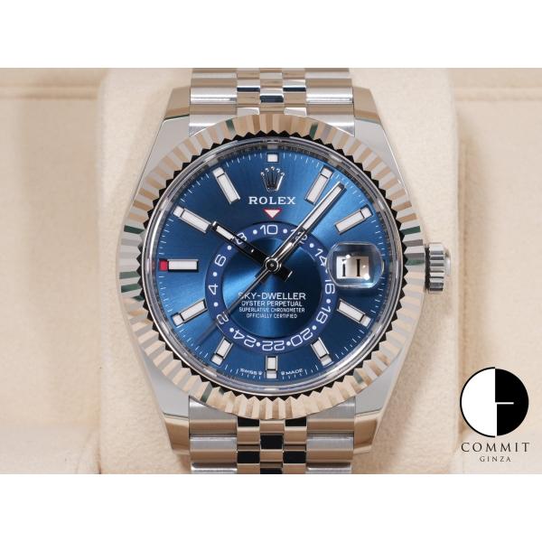 ロレックス スカイドゥエラー Ref.336934 SS/WG ブルー文字盤 ジュビリーブレスレット