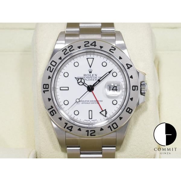 ロレックス エクスプローラーII Ref.16570 SS ホワイト文字盤