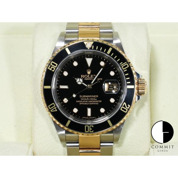 ロレックス サブマリーナー デイト Ref.16613LN ステンレススチール/イエローゴールド ブ...