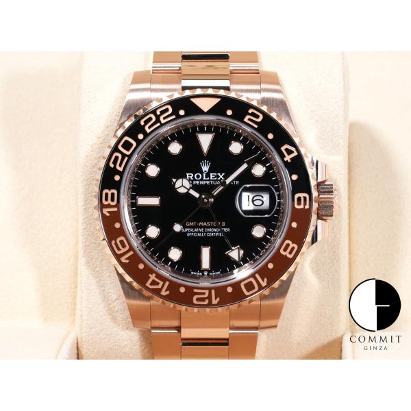 ロレックス GMTマスターII Ref.126715CHNR 18KERG ブラック文字盤