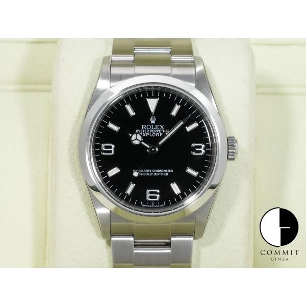 ロレックス エクスプローラーI Ref.114270 ステンレススチール ブラック文字盤 オイスター...