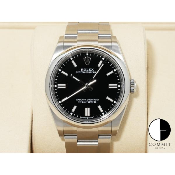 ロレックス オイスターパーペチュアル36 Ref.126000 ステンレススチール ブラック文字盤
