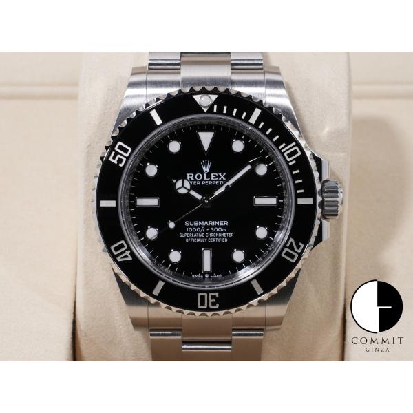 ロレックス サブマリーナー ノンデイト Ref.124060 ステンレススチール ブラック文字盤