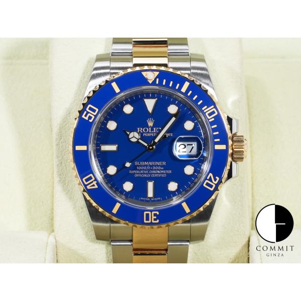 ロレックス サブマリーナー デイト Ref.116613LB SS/YG ブルー文字盤
