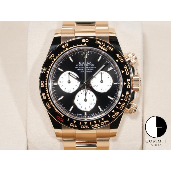 ロレックス デイトナ Ref.126528LN イエローゴールド ブライトブラック文字盤