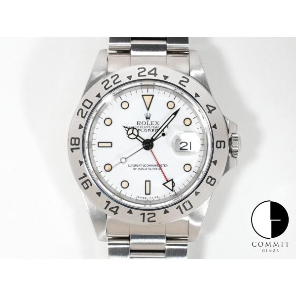 ロレックス エクスプローラーII Ref.16570 SS ホワイト文字盤